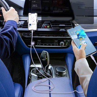【CH*】สายชาร์จ Usb Type-C 2 In 1 หลายช่อง