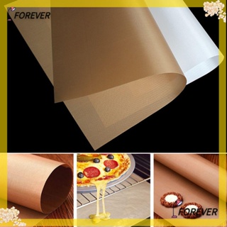 Forever เสื่อบิสกิต บาร์บีคิว DIY 60 * 40 ซม.|แผ่นไฟเบอร์กลาส กันน้ํามัน ทนความร้อน ไม่เหนียวติด สําหรับอบขนม คุกกี้ เบเกอรี่