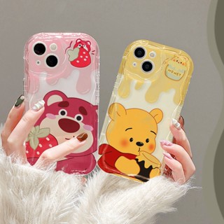 เคสโทรศัพท์มือถือ TPU ปิดด้านหลัง ลายหมีพูห์น่ารัก สีพื้น สําหรับ infinix Smart 5 Smart 6 Plus Smart 6 HD Smart 7 Hot 30i Hot 30 Play Note 12 G96 X670 Note 12 Pro