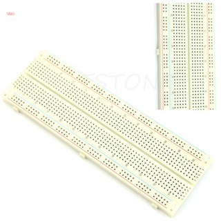 Shas MB-102 บอร์ดทดสอบเบรดบอร์ด PCB 830 จุด DIY สําหรับพัฒนาการ