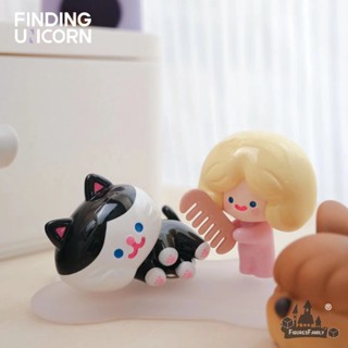 [ของแท้] ฟิกเกอร์ตุ๊กตา F.UN RICO Happy Friends Together Series Secret style Blind Box เครื่องประดับ ของขวัญ