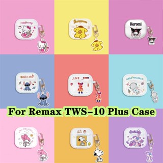 【Yoshida】เคสหูฟัง แบบนิ่ม ลายการ์ตูนน่ารัก สําหรับ Remax TWS-10 Plus Remax TWS-10 Plus