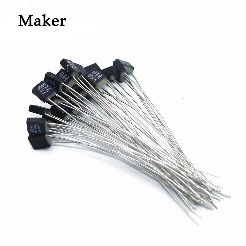 ฟิวส์ความร้อนมอเตอร์พัดลม 2A 250V RH 92 95 102 105 115 120 125 130 135 140 145 150 องศา 10 ชิ้น ราคา ถูกที่สุด ดีลบีเคเค รูปภาพหลัก