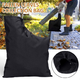 New 1pc Black Zip Leaf Blower Replacement Garden Lawn Leaves Storage Bags