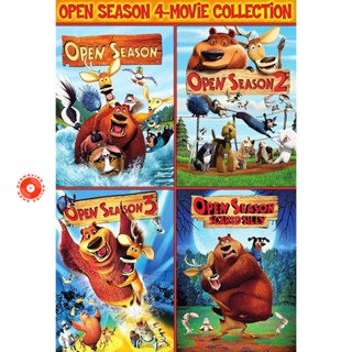 DVD OPEN SEASON คู่ซ่าส์ป่าระเบิด ภาค 1-4 DVD Master เสียงไทย (เสียง ไทย/อังกฤษ) DVD