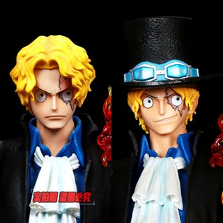 โมเดลฟิกเกอร์ One Piece GK Three Brothers Resonance Luffy Ace Fantasy Sabo ขนาดใหญ่มาก สําหรับตกแต่ง