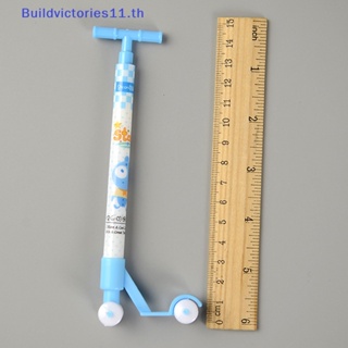 Buildvictories11 ปากกาลูกลื่น ลายการ์ตูนสกูตเตอร์น่ารัก สีฟ้า เครื่องเขียน สไตล์เกาหลี สําหรับเด็ก 1 ชิ้น