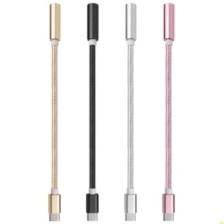 Yili สายเคเบิลอะแดปเตอร์แปลง USB 3 1 Type C ตัวผู้ เป็น 3 5 มม. ตัวเมีย AUX