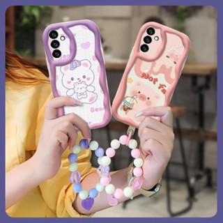 texture Wave border Phone Case For Samsung Galaxy A24/SM-A245F/A25 5Glovely youth Love bracelet originality three-dimensional trend