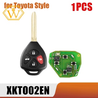 Xhorse XKTO02EN อะไหล่รีโมตกุญแจ 4 ปุ่ม แบบเปลี่ยน สําหรับ Toyota Style VVDI