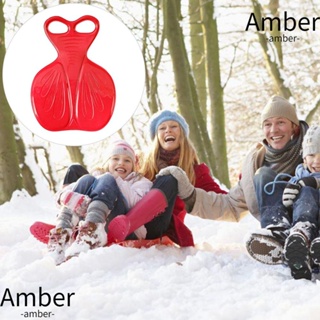 Amber กระดานสกี พลาสติก หนา กันหิมะ สําหรับฤดูหนาว กลางแจ้ง