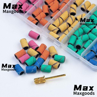 Maxg อุปกรณ์เสริมแหวนทรายขัดเล็บ DIY สําหรับตกแต่งเล็บ