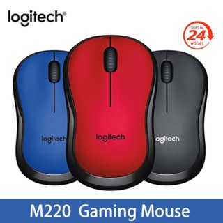 M220 เมาส์ออปติคอลเล่นเกมไร้สาย 2.4GHz -24h ออกแบบตามสรีรศาสตร์ สําหรับคอมพิวเตอร์