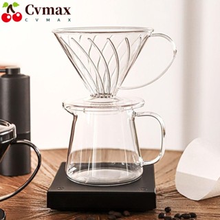 Cvmax ถ้วยกาแฟพลาสติกใส แบบหนา ทนทาน สําหรับครัวเรือน