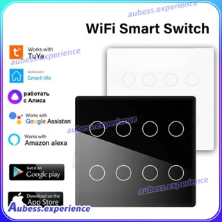 Tuya 2.4 กิกะเฮิร์ตซ์ Wifi Smart Switch Wall Touch Switch รองรับ Smart Life App Alexa Google Home Voice Control เชี่ยวชาญ