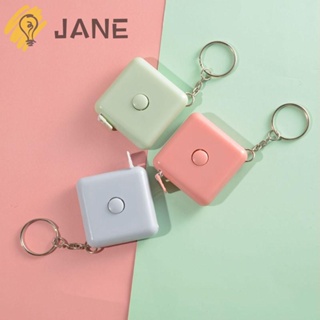 Jane ไม้บรรทัดเทปวัด เมตริก เซนติเมตร ทรงสี่เหลี่ยม ยืดหดได้อัตโนมัติ 150 ซม. 60 นิ้ว สําหรับผู้หญิง 2 ชิ้น