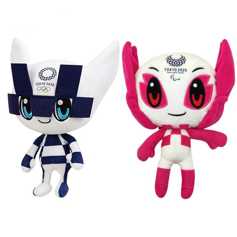 ตุ๊กตายัดนุ่น Olympic Games Toky mascot Miraitowa ของเล่นสําหรับเด็ก