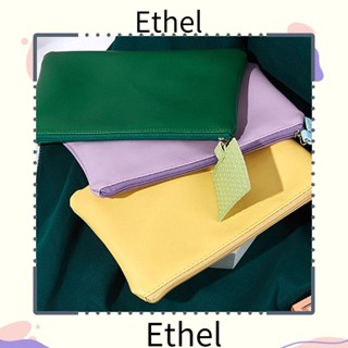 Ethel1 กระเป๋าเครื่องสําอาง แบบพกพา สีแคนดี้ สร้างสรรค์ เรียบง่าย