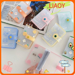 Liaoy ที่ใส่บัตรแฟชั่น 20 ช่อง ที่ใส่โฟโต้การ์ด Kawaii