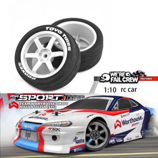 ยางล้อรถแข่ง 1/10 สําหรับรถบังคับ Tamiya TT01 TT02 TA06 XV-01 PTG 4 ชิ้น