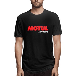 เสื้อเชิ้ต คอกลม ผ้าฝ้ายแท้ ลาย Motul แฟชั่นสร้างสรรค์ สําหรับผู้ชาย ให้เป็นของขวัญวันเกิด