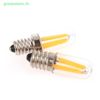 Greatshore ซ็อกเก็ตหลอดไฟ LED 220V E12 E14 หรี่แสงได้ 1W 3W อุปกรณ์เสริม สําหรับตู้เย็น