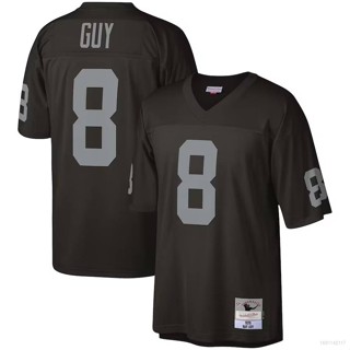 Qy 1976 เสื้อยืดลําลอง แขนสั้น คอกลม พิมพ์ลาย NFL Las Vegas Raiders Legacy Jersey Ray Guy พลัสไซซ์