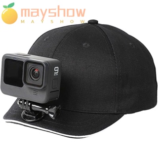 Mayshow อุปกรณ์เสริมเมาท์ขาตั้งหมวก ปรับได้ สําหรับ Hero 10 9 8 7 6 5 DJI OSMO Action Insta360 One R RS