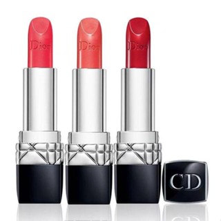 ใหม่ Dior ลิปสติก สีฟ้า สีทอง 3.5 กรัม 999#888#860#846#