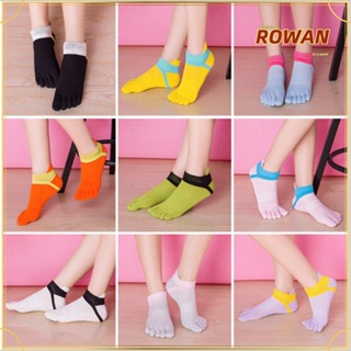 Rowans ถุงเท้าห้านิ้ว แฟชั่น ใส่สบาย 8 สี ฤดูใบไม้ร่วง ระบายอากาศ