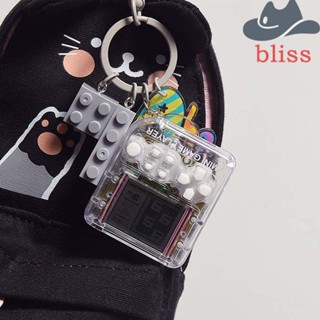 Bliss พวงกุญแจ PVC จี้เกมคอนโซลวิดีโอเกม แบบมือถือ อุปกรณ์เสริม สําหรับตกแต่งภายในรถยนต์