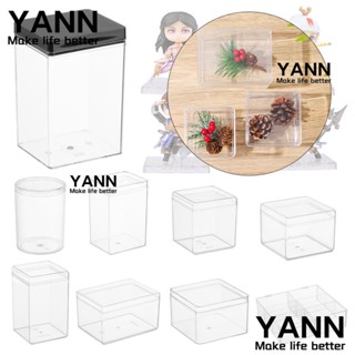 Yann1 กล่องเก็บฟิกเกอร์ตุ๊กตา แฮนด์เมด กันฝุ่น สีโปร่งใส