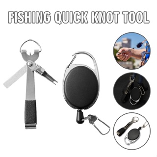 Fishing Quick Knot Tool Fast Tie Nail Knotter Line Cutter Clipper Nipper Hook