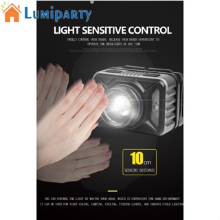 Lumiparty P50 ไฟฉาย LED แบบชาร์จไฟได้ เซนเซอร์ตรวจจับการเคลื่อนไหว สําหรับตั้งแคมป์ วิ่ง