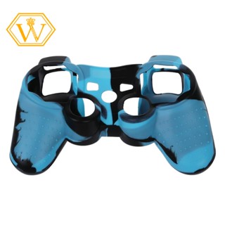 เคสซิลิโคน ป้องกันจอยเกม สําหรับ PS3 สีฟ้า สีดํา