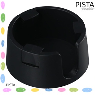 Pista ที่วางเครื่องดื่ม ที่วางแก้วพลาสติก สีขาว ที่รองแก้ว แบบปรับได้ สีดํา เรียบง่าย ไม่ติดปลายโต๊ะ ที่บ้าน