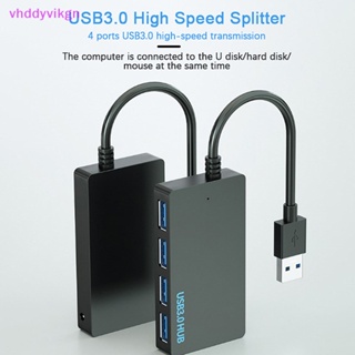 Vhdd อะแดปเตอร์แปลงสายเคเบิล USB 3.0 4 พอร์ต Type C ความเร็วสูง TH