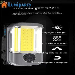 Lumiparty โคมไฟฉุกเฉิน Led แบบมือถือ ชาร์จ Usb อเนกประสงค์ สําหรับซ่อมแซมรถยนต์