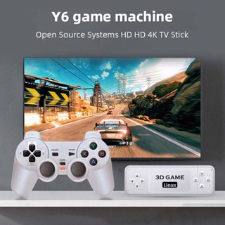 Y6 Retro Video Game Stick Emuelec4.3 Multiple Languages Gift for Kids and Adults