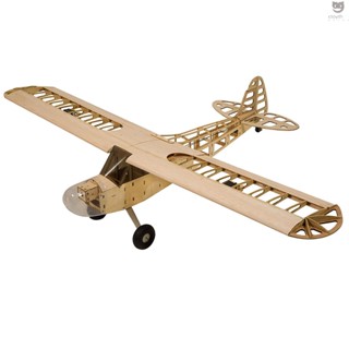 โมเดลเครื่องบินบังคับวิทยุ Dancing Wings Hobby S0801 Balsa Wood Piper Cub J-3 1.2 เมตร พร้อมรีโมตคอนโทรล DIY