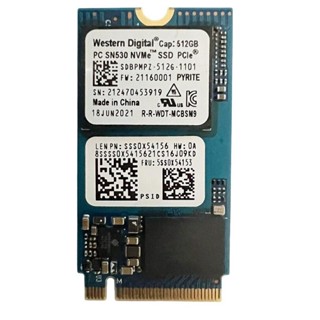 Western Digita โซลิดสเตทไดรฟ์ WD PC SN530 M.2 2242 PCIe NVMe SSD 512GB