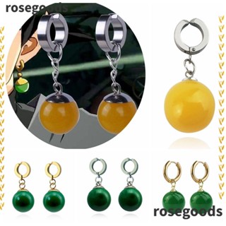 Rosegoods1 จี้ต่างหูคอสเพลย์ รูปการ์ตูนอนิเมะ DIY