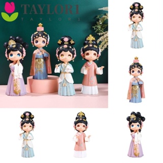 Taylor1 โมเดลฟิกเกอร์เรซิ่น Peking Opera Characters Peking Opera Q Version สไตล์จีนโบราณ ของเล่นสําหรับเด็กวัยหัดเดิน