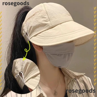 Rosegoods1 หมวกปีกกว้าง กันแดด ป้องกันรังสียูวี เหมาะกับฤดูร้อน