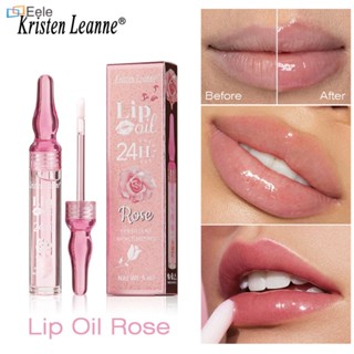 KRISTEN LEANNE Rose Petal Moisturizing Lip Honey Lip Oil ↑Eele