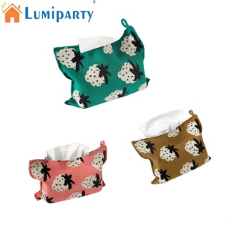 Lumiparty กล่องทิชชู่ ลายสตรอเบอร์รี่ สไตล์โมเดิร์น สําหรับห้องน้ํา ห้องนอน ห้องนั่งเล่น สํานักงาน