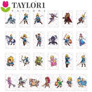 Taylor1 การ์ดเกม Amiibo Zelda Breath of The Wild Zelda 2 Amiibo 26 ชิ้น