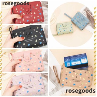 Rosegoods1 กระเป๋าสตางค์ ใส่บัตร ออร์แกน อเนกประสงค์ สําหรับผู้หญิง นักเรียน