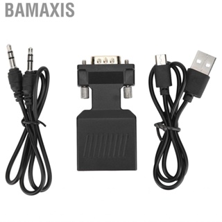 Bamaxis 1080P HD VGA Male ToHDMI Female Converter 3.5mm For   Projector