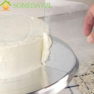 Somedayzl ที่ขูดเค้ก พลาสติก ยืดหยุ่น DIY สําหรับทําเบเกอรี่